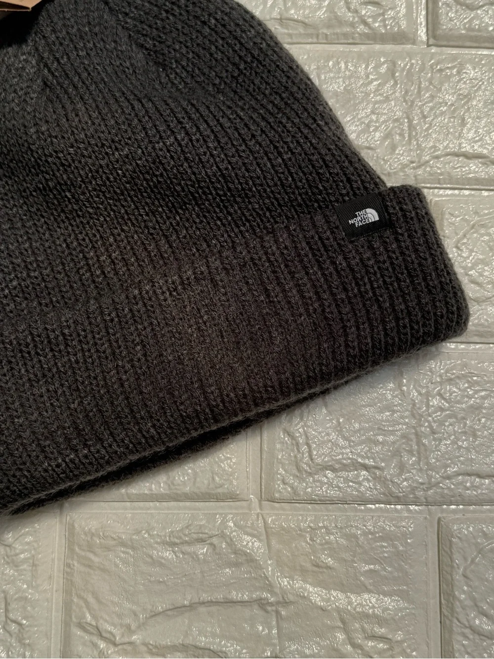 THE NORTH FACE Asphalt Grey Circular Rib Beanie